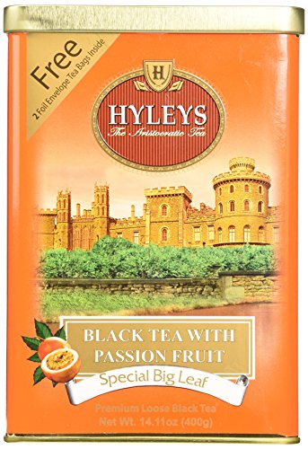 PASSION FRUIT LOOSE BLACK TEA IN TINS - 400 GRAMS/14.1 OZ