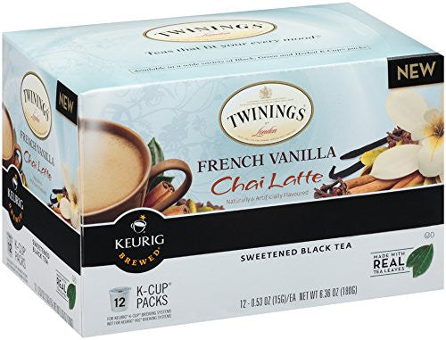 French Vanilla Chai Latte Tea K-Cups, 12ct