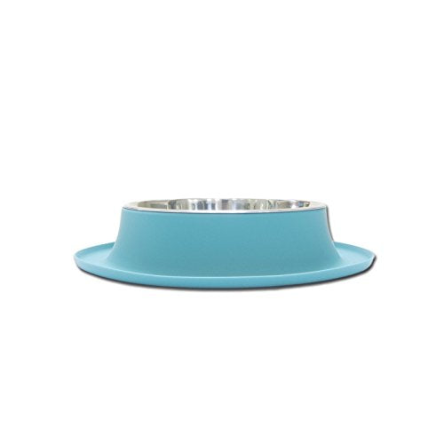 Single Bowl Silicone Feeders - Blue, X-Large