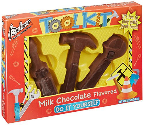Candy Holiday Tool Kit Milk Choc Flavor 2.25oz 3pc Boxed In Pdq