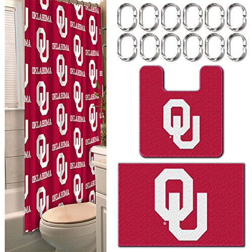 Oklahoma Sooners 15-Piece Bath Set