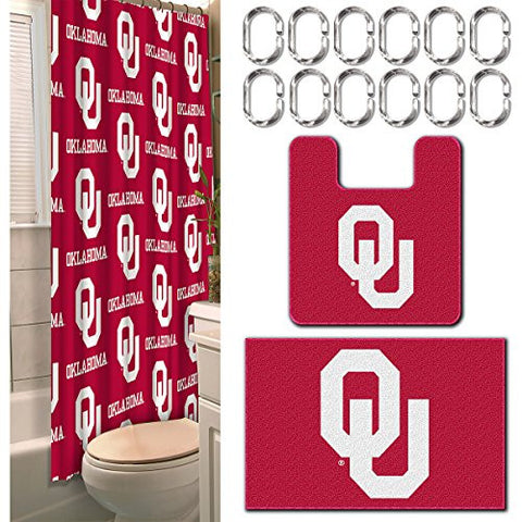Oklahoma Sooners 15-Piece Bath Set