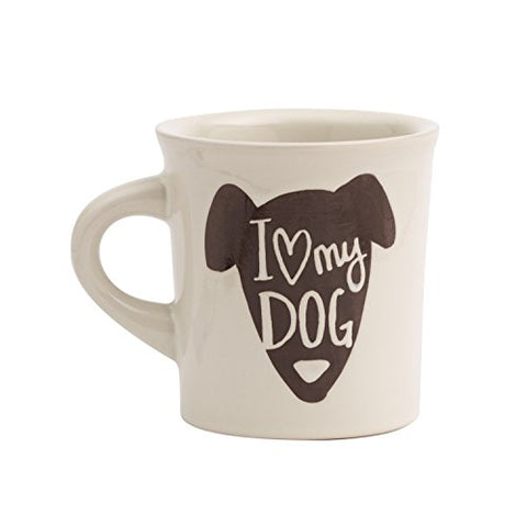 Cuppa This Cuppa That Mug I Love My Dog,3.125 Dia. X 3.50 H