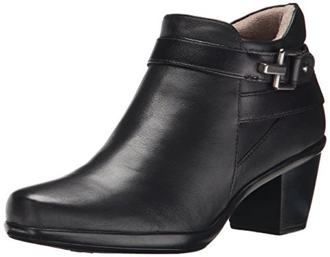 Women's Elenor, Black Leather, 7.5 W