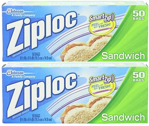 Ziploc Sandwich Bag 50-count