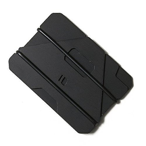 A3 Three-Plate Aluminum Wallet - Black