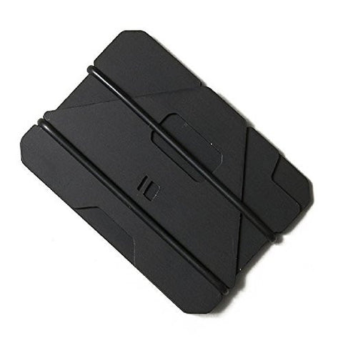 A3 Three-Plate Aluminum Wallet - Black
