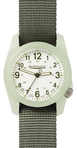 Dx3 Plus, White w/ Green Dial / Lume Case- #209 Defender Drab w/ Olive Dash Line Nylon Band