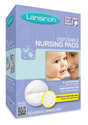 Disposable Nursing Pads, Stay Dry (60-Pc Pack)