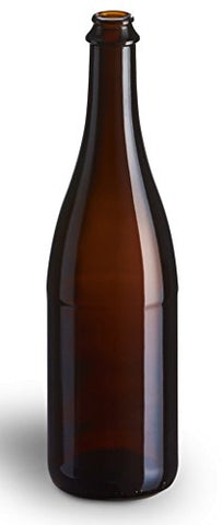 Bottles - 750ml Amber Champagne/Belgian Style - Case of 12