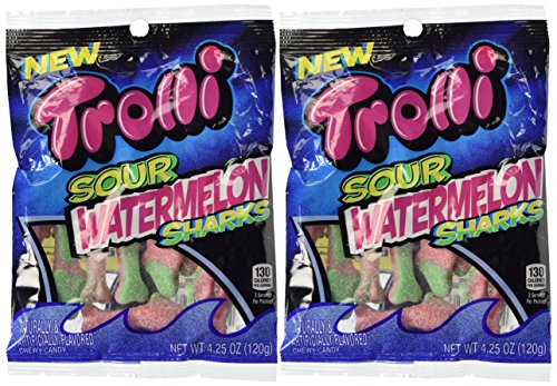 Sour Brite Crawlers Watermelon Peg Bag, 5oz Trolli