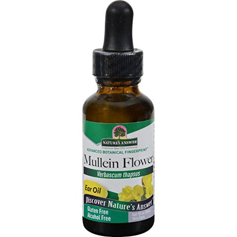 Nature's Answer - 1 oz Mullein Flower Oil