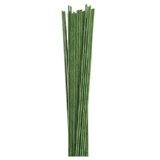 Green Covered Wire 22G 14" 50 Per Pack