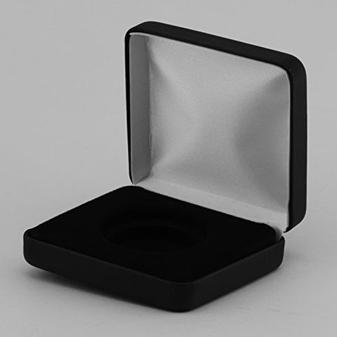 Black Leatherette Coin Display Cases by Airtite, Model H, LSB1
