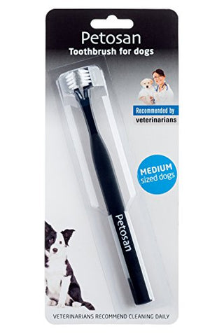 Petosan Double-Headed Toothbrush (Vet), Medium (not in pricelist)