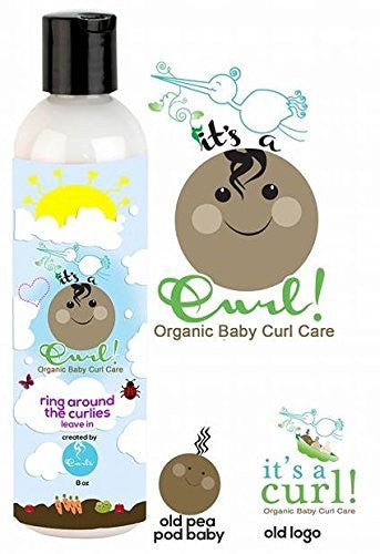 Curls Its a Curl Organic Baby Curl Care Ring Around the Curlies - Leave in Cream 8oz