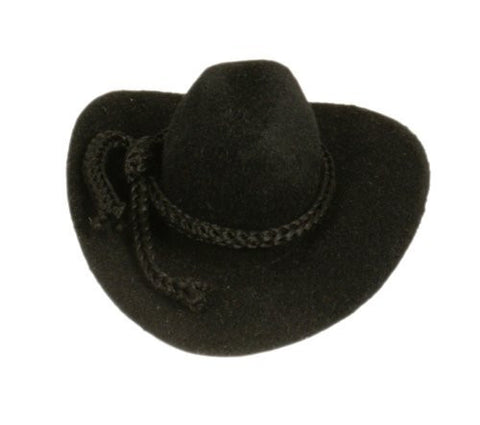 4" Cowboy Hat, 1 Doz/Pack, Black