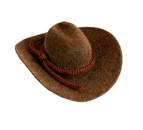 4" Cowboy Hat, 1 Doz/Pack, Brown