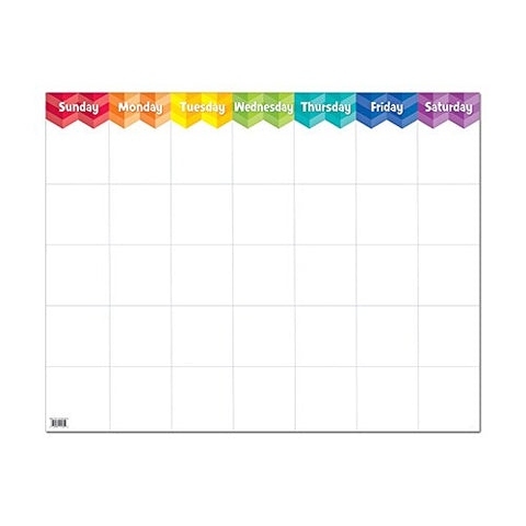 Painted Palette Large Calendar Chart