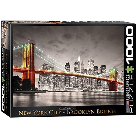New York City - Brooklyn Bridge 1000 pc 10x14 inches Box, Puzzle