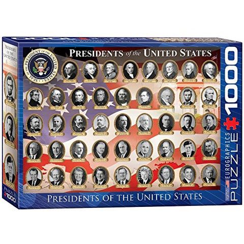 US Presidents 1000 pc 10x14 inches Box, Puzzle