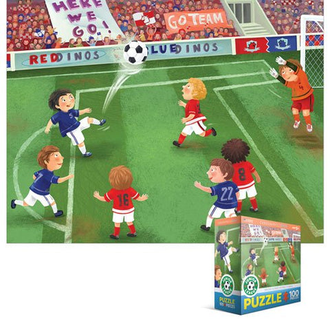 Junior League - Soccer 100pc 6x6 inches Box, Puzzle