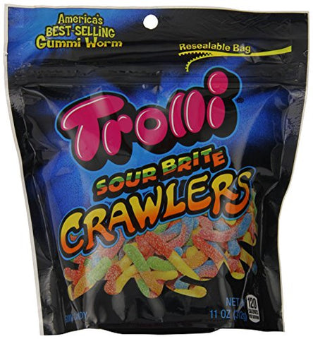 Trolli Sour Brite Crawlers Bag 6 Count 11 Oz
