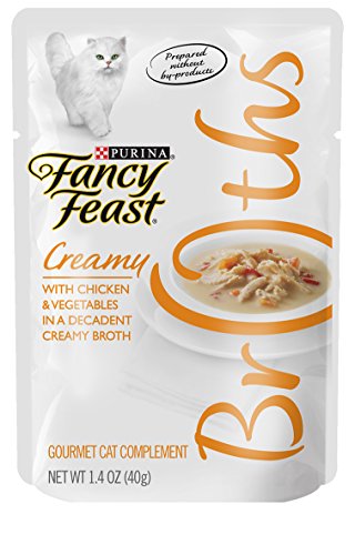 Fancy Feast Broths Creamy Chicken Vegetable 1.4 oz