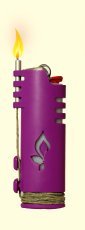 Wrapper, BIC lighter, Purple