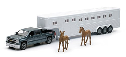 1/43 Chevrolet Silverado Pick Up with Horse Trailer