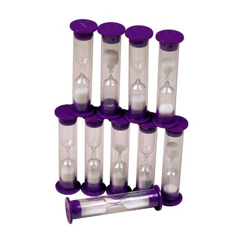 3 Minute Sand Timers, Set of 10