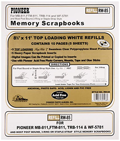 Pioneer Refill For MB-811 White Pages RW85