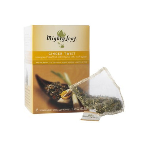 Mighty Leaf Ginger Twist Tea 15ct