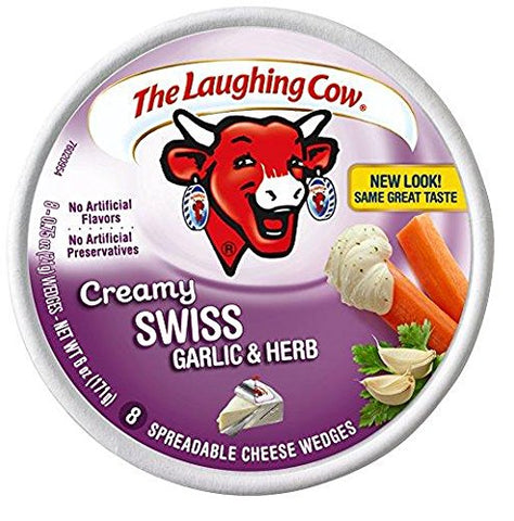 Laughing Cow Light Garlic and Herb 6 oz (not in pricelist)