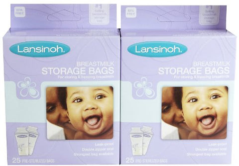 Breastmilk Storage Bags (25-Pc Pack)- Non-Pump Comaptible