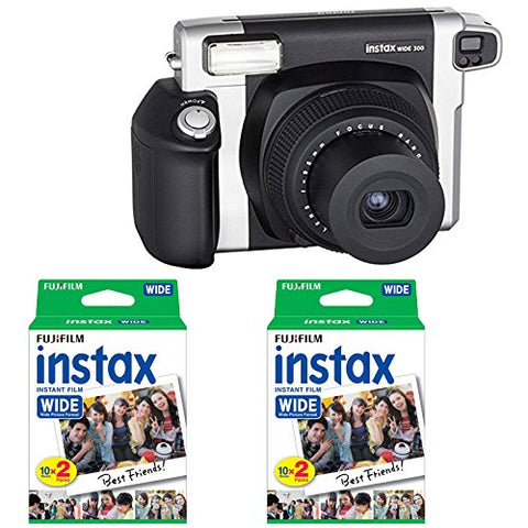 Fuji Instax Wide Color Film 20pk
Fuji Instax 300 Instant Camera Black