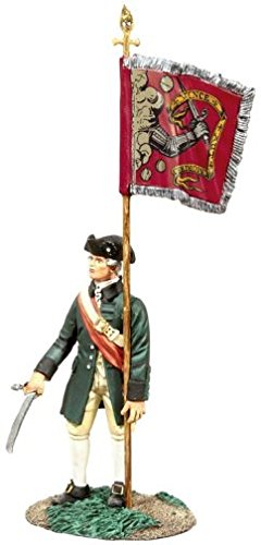 Colonial Militia Flag Bearer 1/32 Figure
