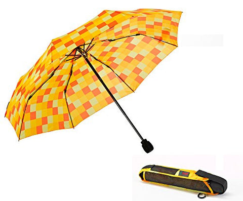Trekking/Travel Umbrellas, Light Trek, Orange Check