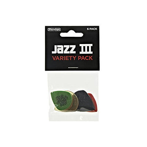 Picks Variety Pack Jazz III 6-pack