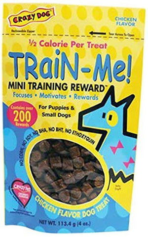 Crazy Dog Train-Me Chicken 4oz Mini