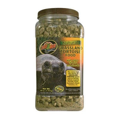 ZOO-MED LABORATORIES 15OZ NATURAL GRASSLAND TORTOISE FOOD