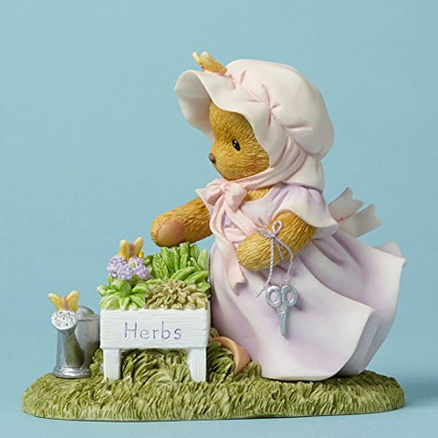 Enesco CTRES Fig Bear W/Herb Plants