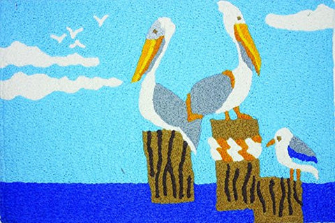 Perched Pelicans 21" x 33"