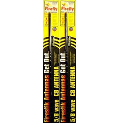Firestik 4 Foot "Firefly" 5/8 Wave 200 Watt CB Antenna In Black