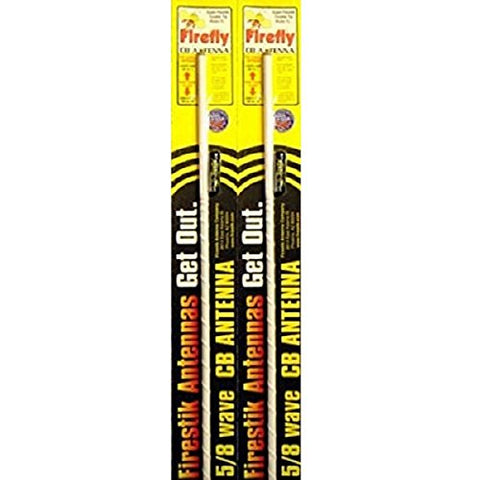 Firestik 4 Foot "Firefly" 5/8 Wave 200 Watt White CB Antenna