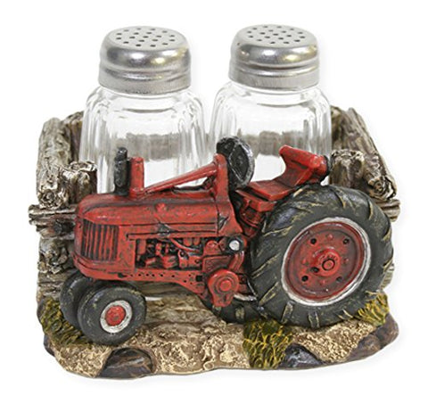 Tractor Salt & Pepper Set, 4"