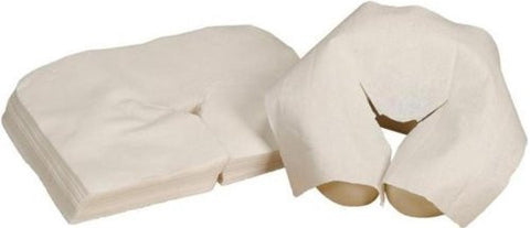 Disposable Covers for Massage Table Crescent Head Rests (Package of 100)
