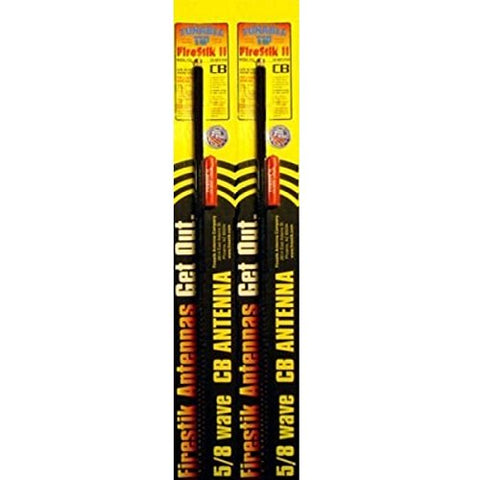 Firestik FS Series Tunable Tip CB Antennas 3 Foot Black