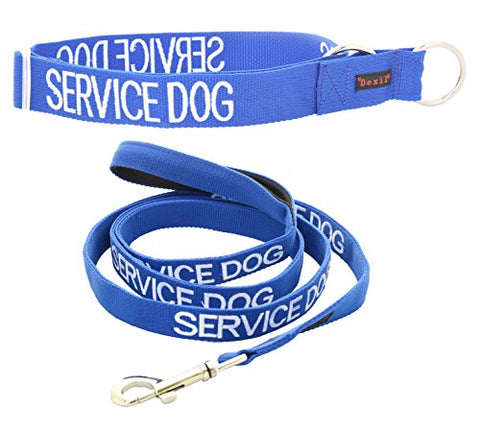 Friendly Dog Collars- Service Dog Standard Length 4ft Lead and 
Friendly Dog Collars- Service Dog Semi Choke Collar 18-28" x 1.5"