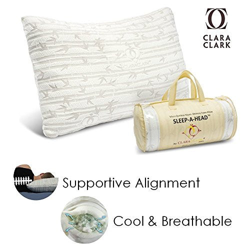 Bamboo Memory Form Gel Pillow Queen